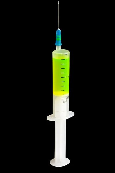 Syringe (green) 04 — Stock Photo, Image
