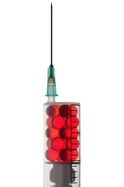 Pills in a syringe 1 — Stock Photo, Image