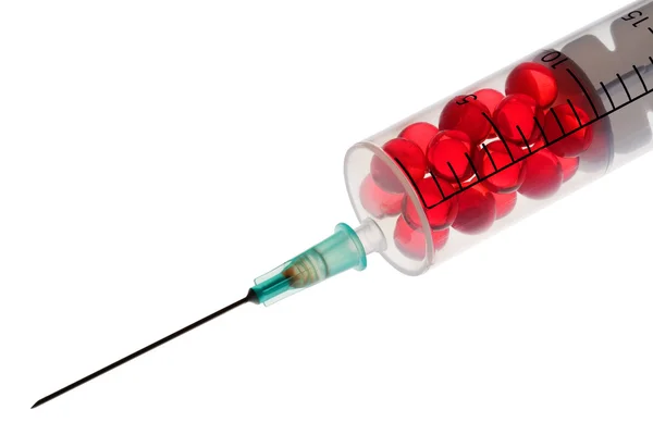 Pills in a syringe 2 — Stock Photo, Image