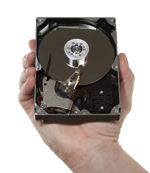 Hand,hard disk 1 — Stock Photo, Image