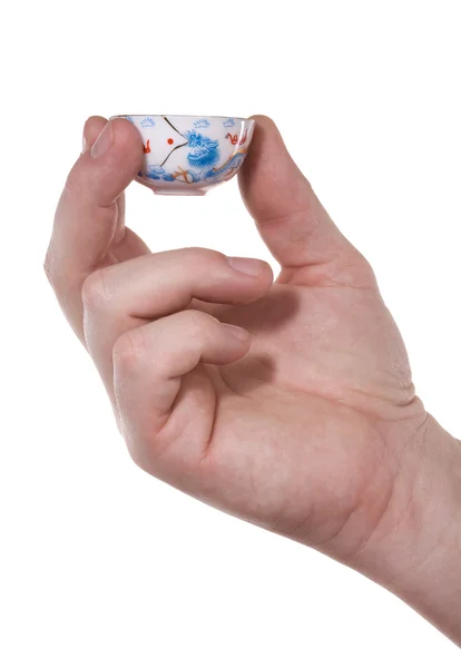 Hand, cup — Stock Photo, Image