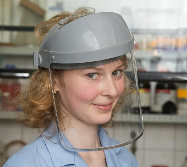 stock image Scientist in mask