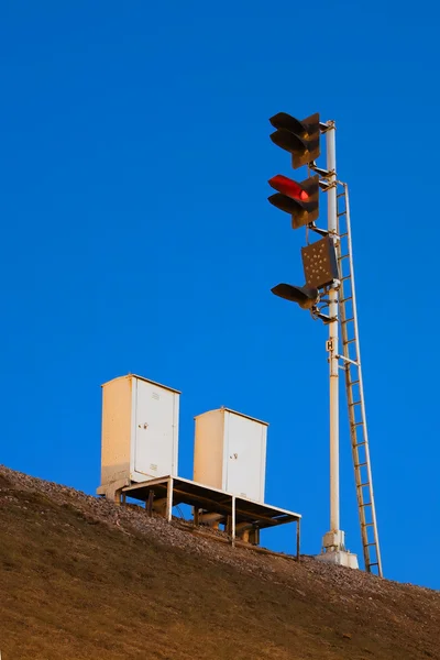 stock image Railroad traffic-light