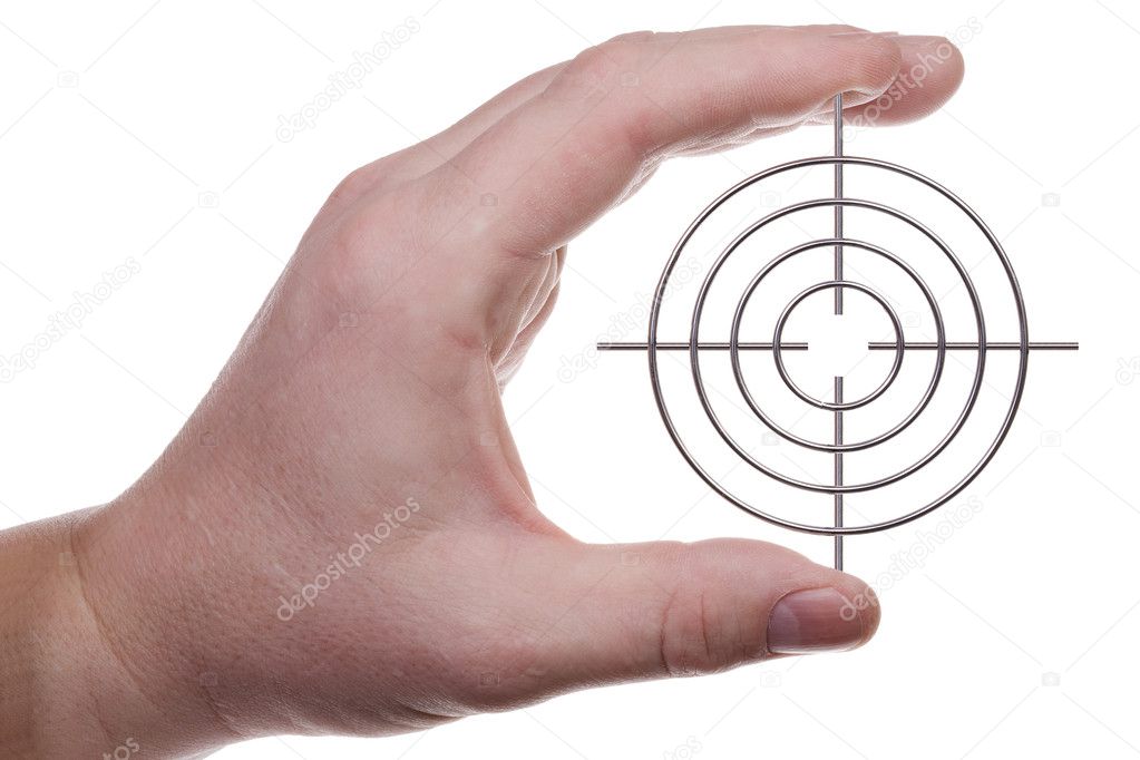 Hand with target 2