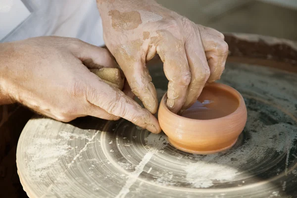 stock image Hands of the potter