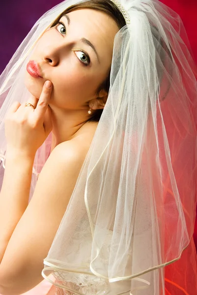 Promyšlené nevěsta — Stock fotografie