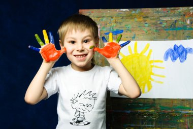 Little painter clipart