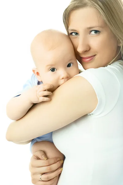 Madre con il suo bambino — Foto Stock