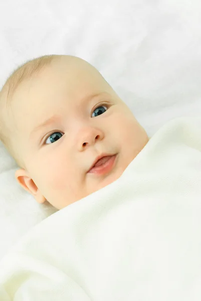 Quatro meses de idade bebê — Fotografia de Stock