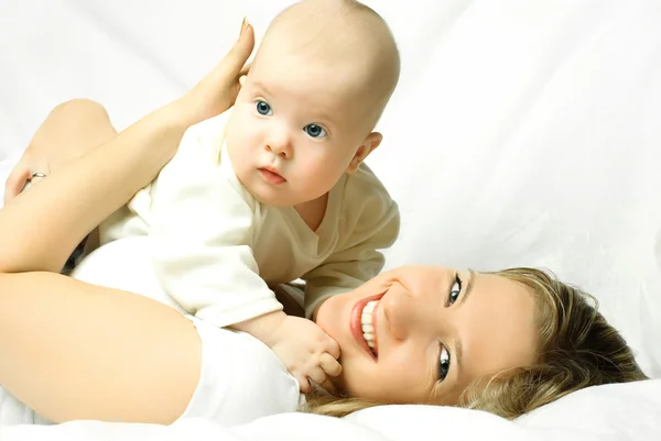 Mother with her little son — Stock Photo, Image
