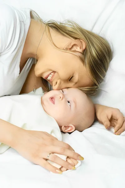 Mother with her baby Royalty Free Stock Photos