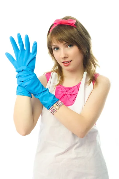 stock image Young housewife