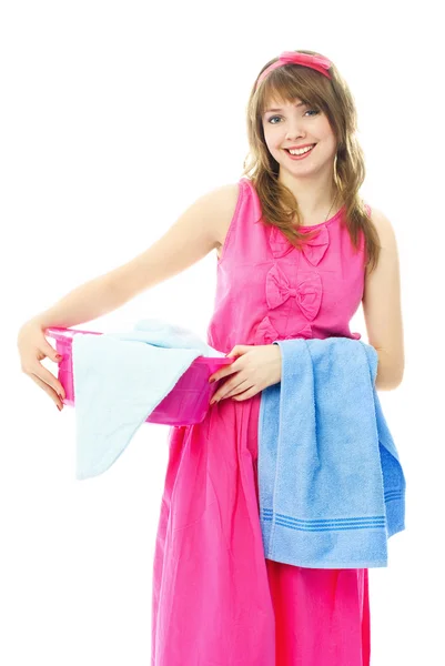 Young housewife — Stock Photo, Image