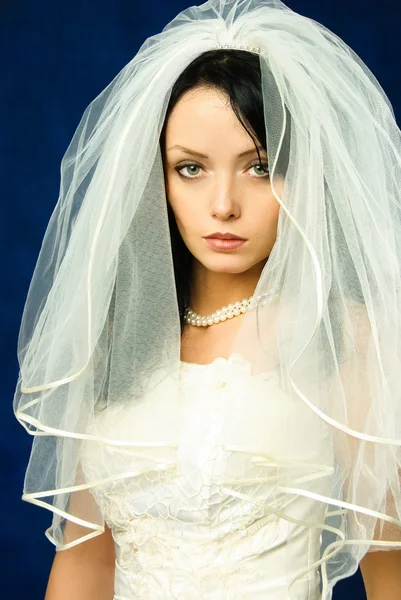 Melancholic bride — Stock Photo, Image