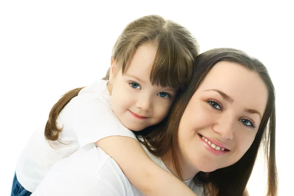 Щаслива мати і дочка — стокове фото