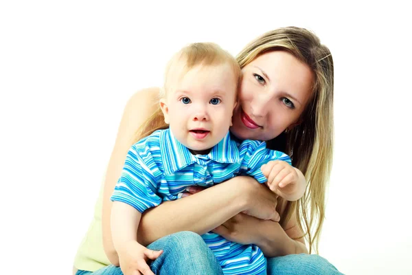 Šťastná matka a dítě — Stock fotografie