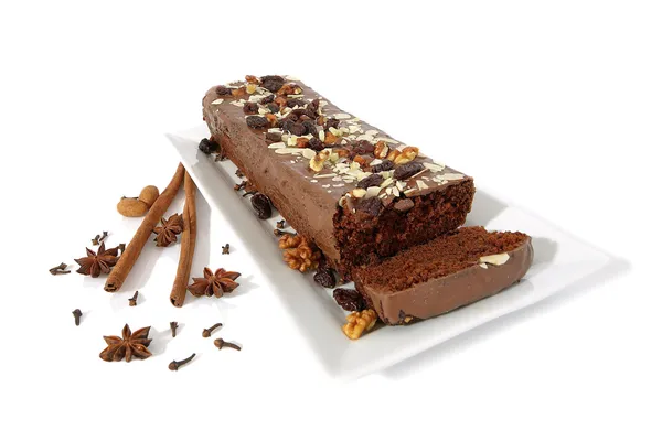 Piernik ciasto z czekolady — Zdjęcie stockowe