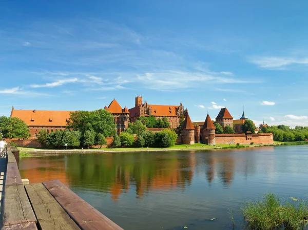 El castillo Malbork — Foto de Stock
