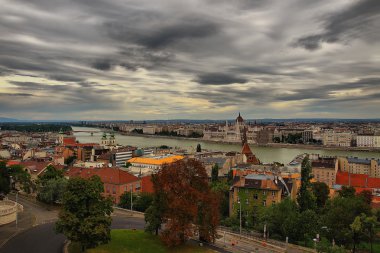 Panoram of Budapest clipart