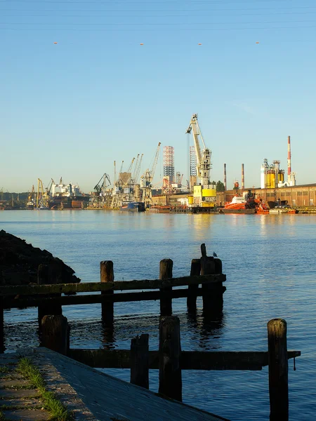 Port in Gdansk — Stockfoto