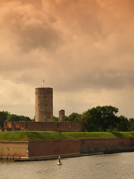 Гданьская крепость — стоковое фото