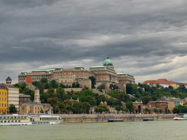 The Castle in Budapest in Hungary clipart
