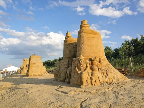 Rzeźby piasku — Zdjęcie stockowe