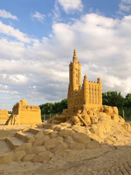 Песчаные скульптуры — стоковое фото