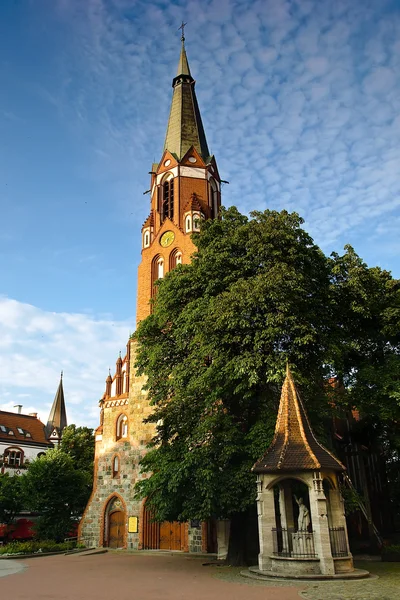 stock image Church of Saint George in Sopot, Poland.