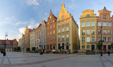 Long Market Square in Gdansk clipart
