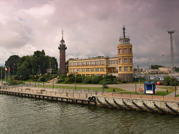 Havenbedrijf in gdansk, Polen. — Stockfoto