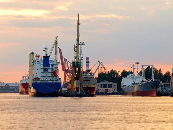 Puerto en Gdynia — Foto de Stock