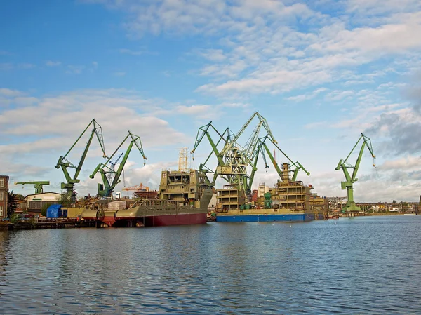 グダニスクの造船所 — ストック写真
