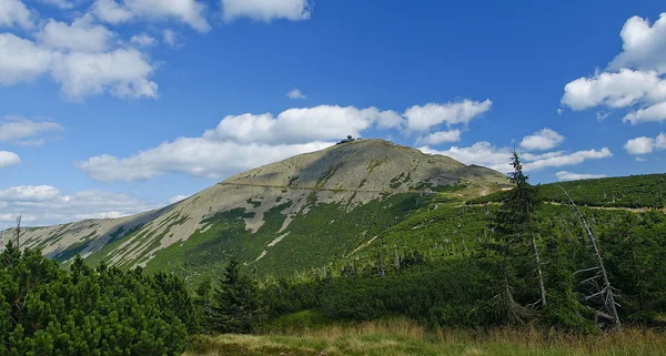 Vista de montanhas Snezka . — Fotografia de Stock