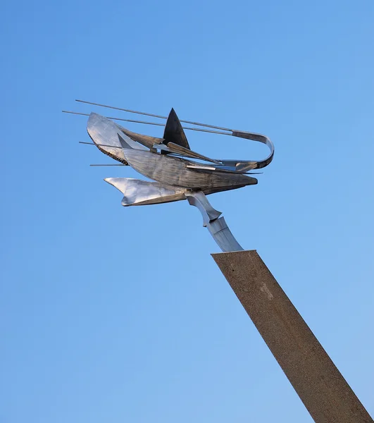 Monumento ao camarão em Stavanger — Fotografia de Stock