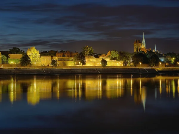 Panorama von Torun, Polen. — Stockfoto