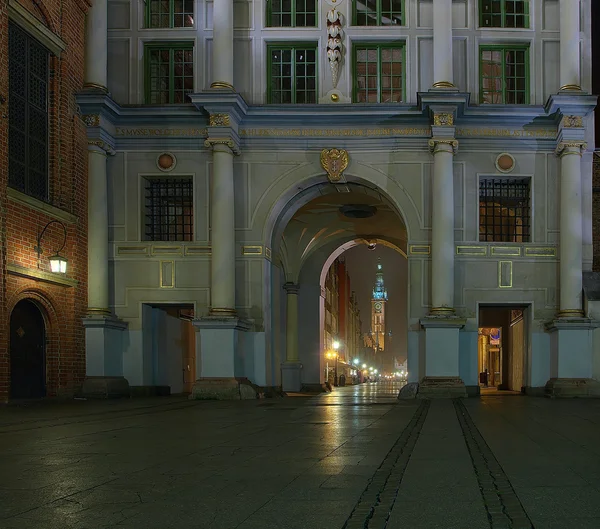 Zlatá brána v gdaňsku — Stock fotografie