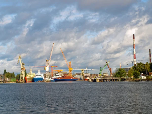 Port in Gdansk. — Stok fotoğraf