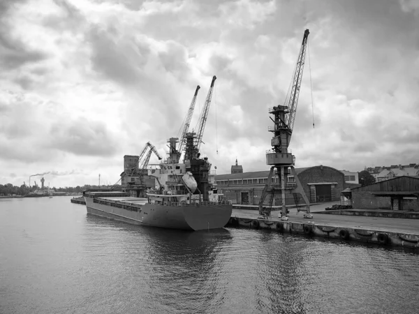 Port w Gdańsku — Zdjęcie stockowe