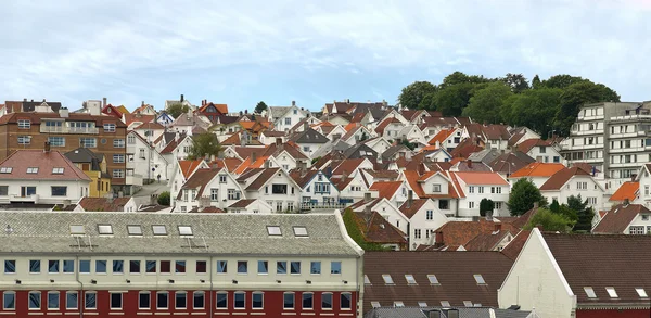 Dächer der Stavanger. — Stockfoto