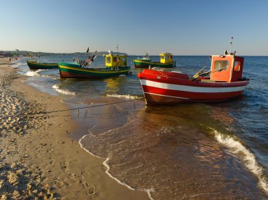 balıkçı tekneleri Sopot