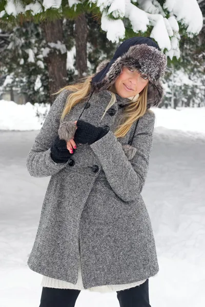 겨울 소녀 — 스톡 사진
