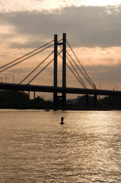 stock image Bridge on sunset