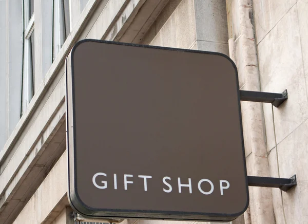 Signo de tienda de regalos — Foto de Stock