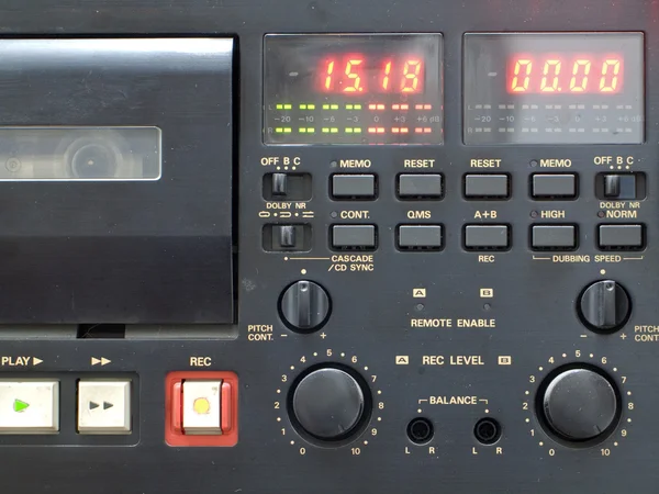 Magnetofon kasetowy — Zdjęcie stockowe