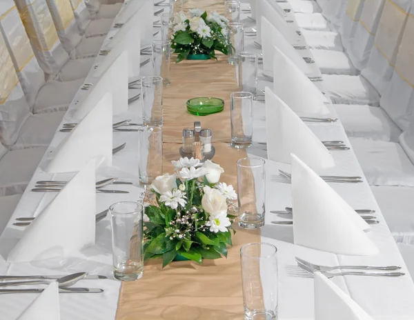 Bröllopsbord — Stockfoto