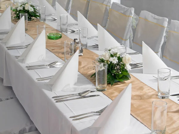 Свадебный стол Лицензионные Стоковые Фото