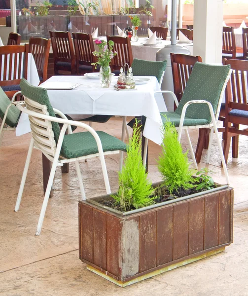 Open air restaurant — Stock Photo, Image