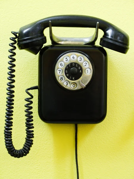 旧的老式电话 免版税图库照片