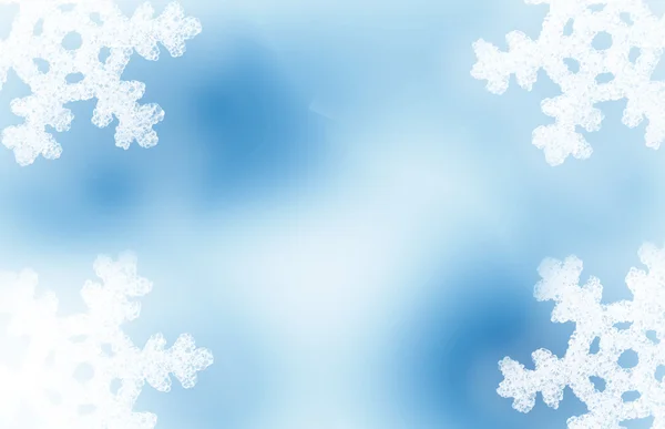 圣诞雪花背景 — 图库照片